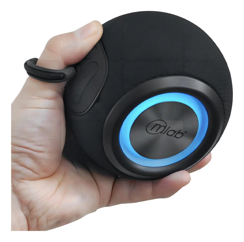 PARLANTE BLUETOOTH SPHERE BASS 9299 TWS NEGRO - 2
