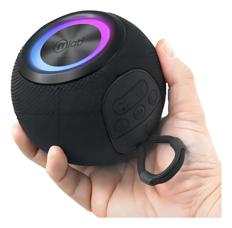 PARLANTE BLUETOOTH SPHERE BASS 9299 TWS NEGRO - 3