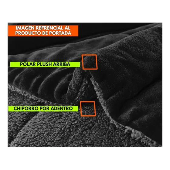 COBERTOR DE INVIERNO PLUSH KING 250X270 CM - 5