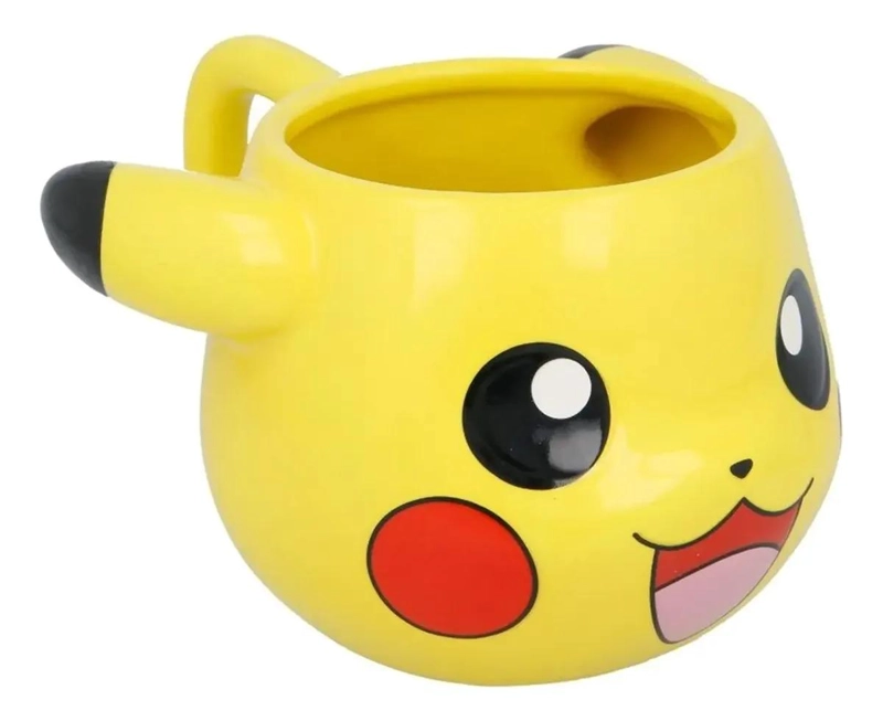 TAZON DE CERAMICA 3D CON DISEÑO DE PIKACHU - 1