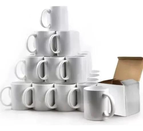 PACK 12 TAZONES PARA SUBLIMACION BLANCO 11OZ - 1