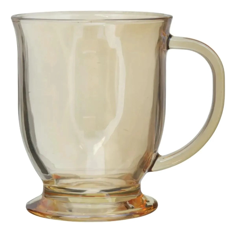 SET 6 TAZAS GRANDES DE VIDRIO PARA TE  Y CAFE  490ML - 3
