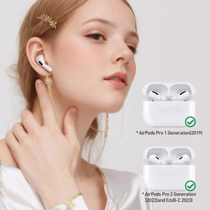 4 PARES ALMOHADILLAS REPUESTO PARA AIRPODS PRO 1 Y 2 CON - 2