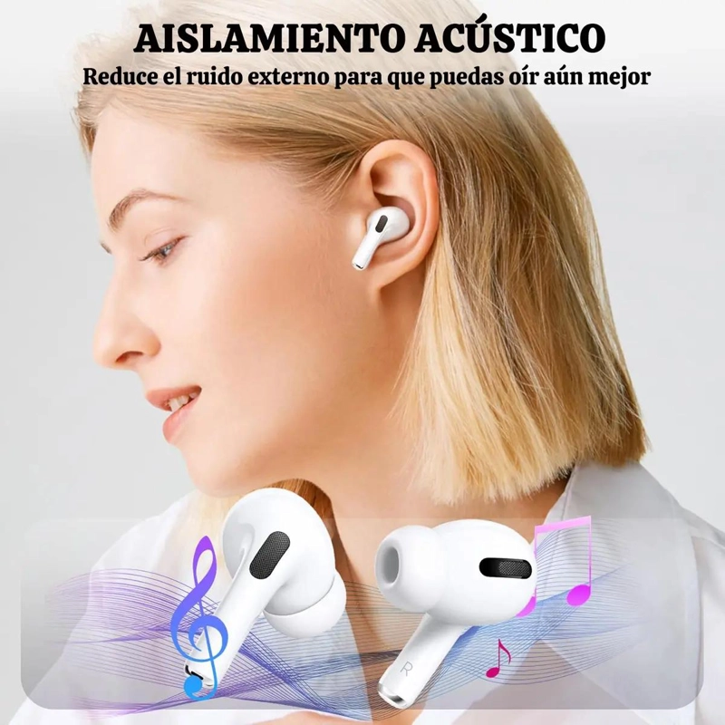 4 PARES ALMOHADILLAS REPUESTO PARA AIRPODS PRO 1 Y 2 CON - 4