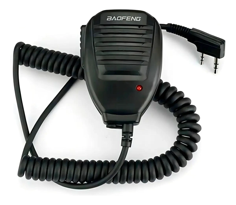 GENÉRICO MICROFONO PERA CON AURICULAR Y ALTAVOZ PARA RADIO