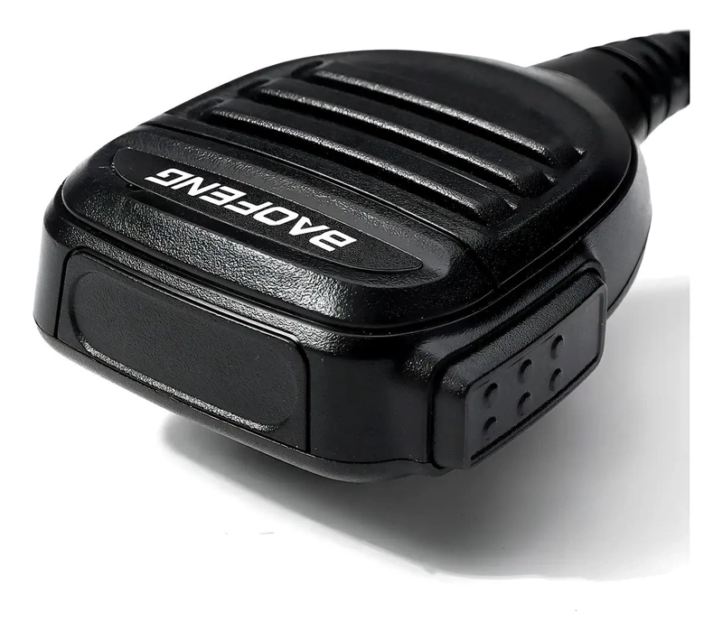 MICROFONO PERA CON AURICULAR Y ALTAVOZ PARA RADIO - 2