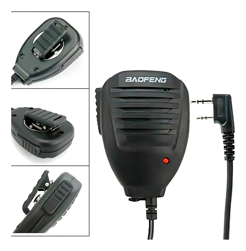MICROFONO PERA CON AURICULAR Y ALTAVOZ PARA RADIO - 4