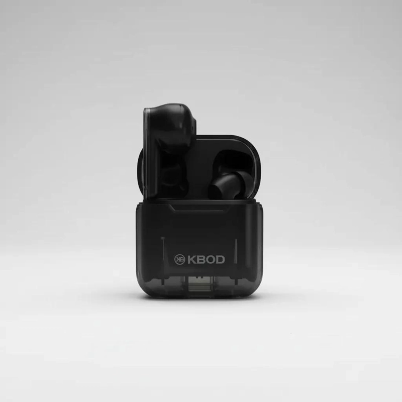AUDIFONOS INALAMBRICOS BLUETOOTH CON ESTUCHE NEGRO - 4