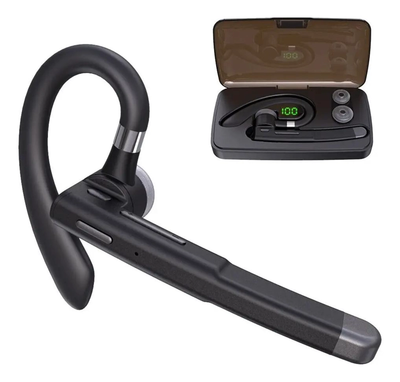 MANOS LIBRES BLUETOOTH PARA AUTO CON BATERIA 500MA - 5