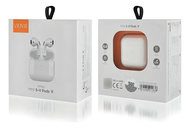 AUDIFONOS INALAMBRICOS BLANCOS CON BLUETOOTH - 3