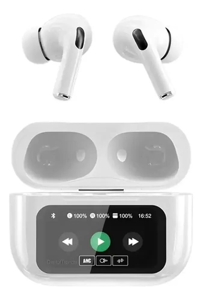 AUDIFONOS BLUETOOTH TWS A9 PRO CON ANC Y PANTALLA LCD - 1