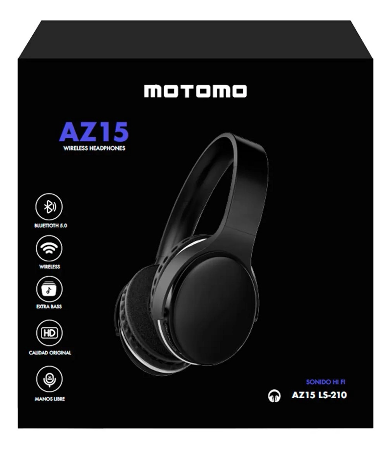 AUDIFONOS BLUETOOTH INALAMBRICOS CON MICROFONO Y CONTROL - 2