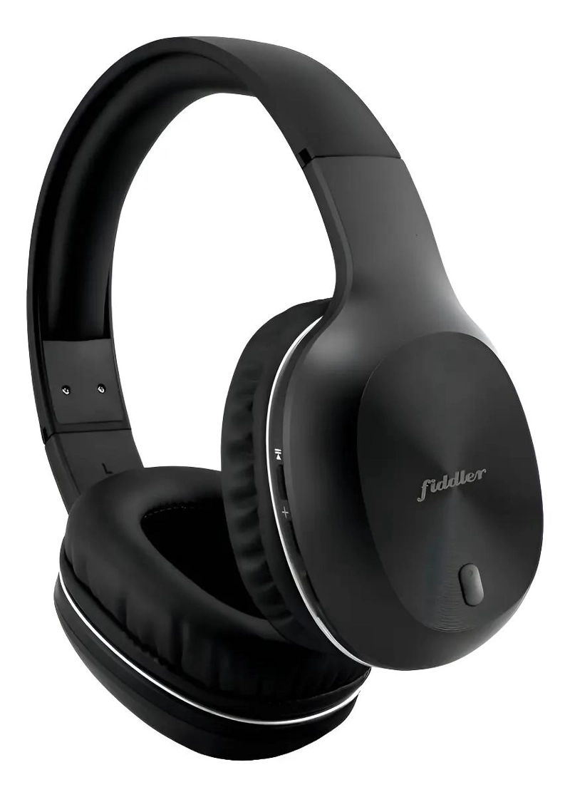 AUDIFONOS BLUETOOTH ON-EAR CON MANOS LIBRES NEGRO - 1
