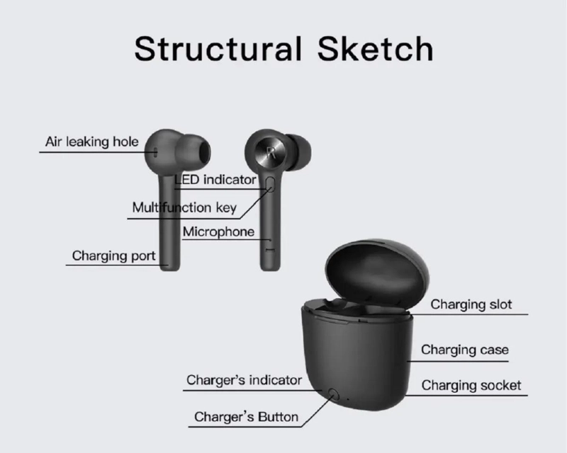 AUDIFONO INALAMBRICO CON MICROFONO Y SONIDO ENVOLVENTE - 4
