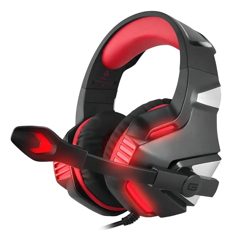 AURICULARES GAMER CON LUZ LED PARA PS4 Y XBOX - 1