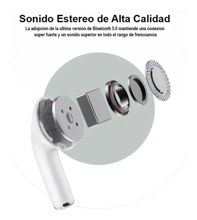 AUDIFONO BLUETOOTH INALAMBRICO PARA IPHONE Y ANDROID - 5