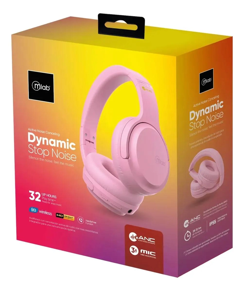 AUDIFONOS DYNAMIC STOP NOISE EN COLORES VARIADOS - 4