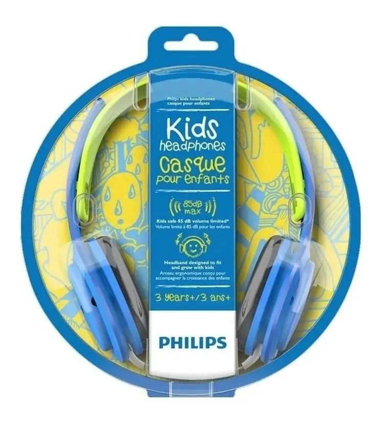 AUDIFONOS INFANTILES CON DIADEMA AJUSTABLE AZUL - 3