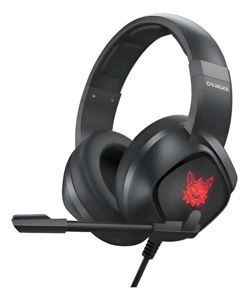 AUDIFONOS GAMER K19 CON CANCELACION DE RUIDO Y SONIDO ENF - 1
