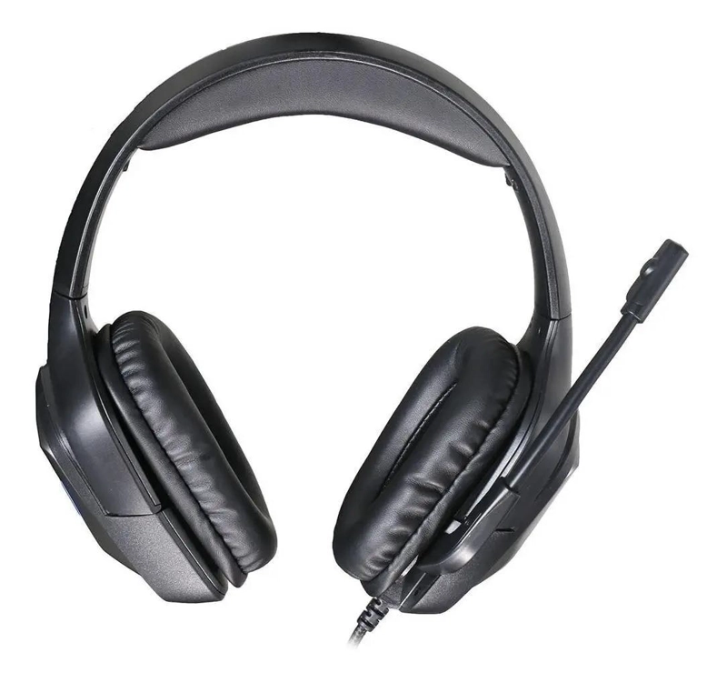 AUDIFONOS GAMER NEGRO CON MICROFONO Y SONIDO ESTE REO - 4