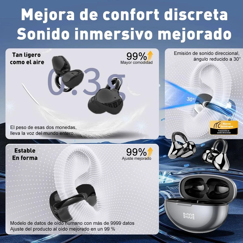 AUDIFONOS INALAMBRICOS BLUETOOTH CON CANCELACION DE RUIDO - 3