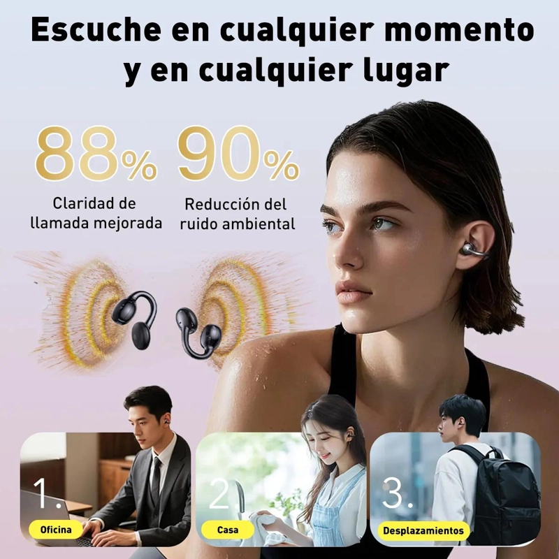 AUDIFONOS INALAMBRICOS BLUETOOTH CON CANCELACION DE RUIDO - 4