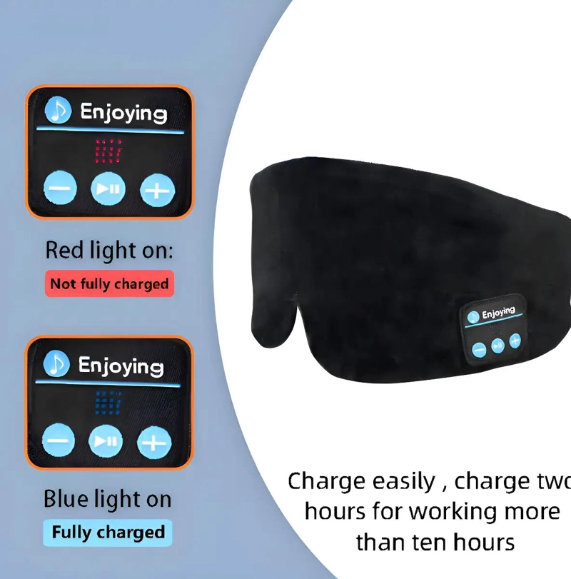 ANTIFAZ AURICULAR BLUETOOTH PARA DORMIR CON MICROFONO - 5