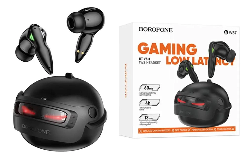 AUDIFONOS GAMING LOW LATENCY NEGRO 4H - 5