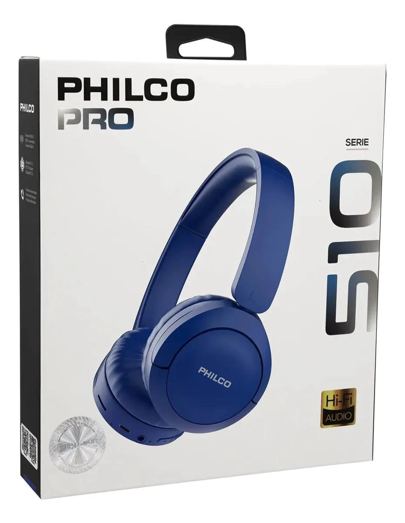 AUDIFONO INALAMBRICO COLOR AZUL CON MICROFONO - 5