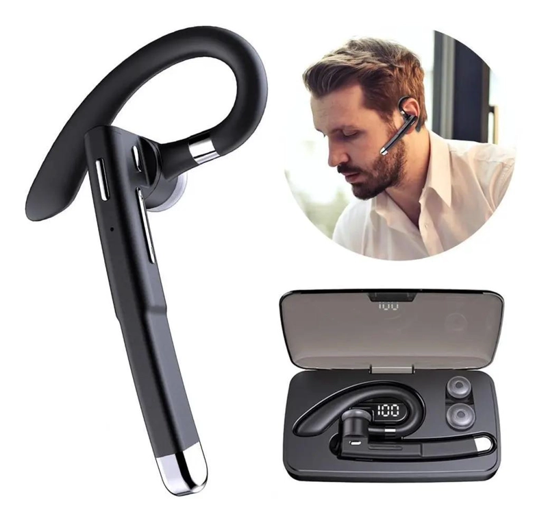 MANOS LIBRES BLUETOOTH PARA AUTO CON BATERIA 500MA - 2