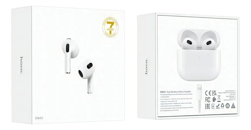 AUDIFONOS INALAMBRICOS 3RA GENERACION CON 7 HORAS DE USO - 3
