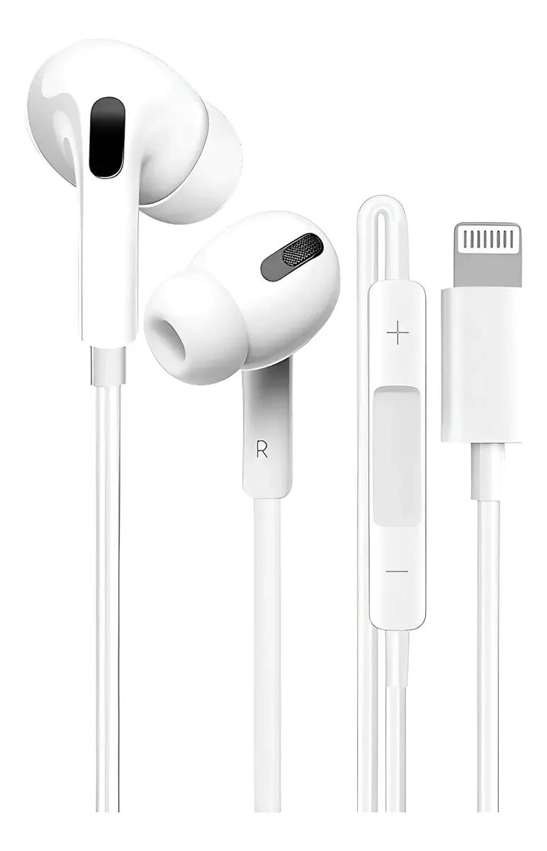 AUDIFONOS IRM COMPATIBLES CON IPHONE BLANCO - 1