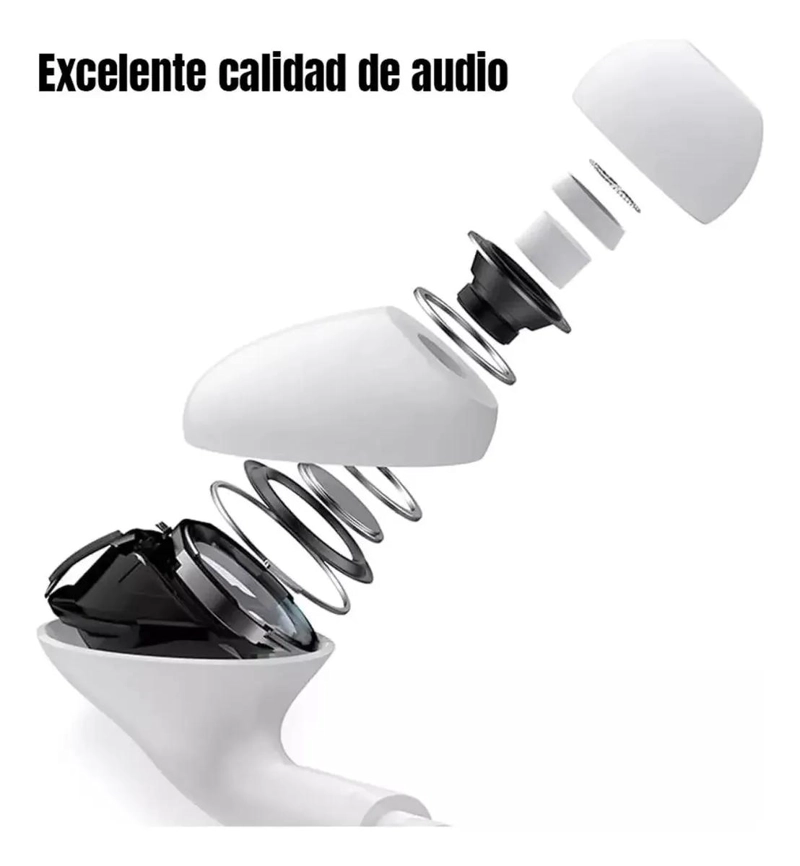AUDIFONOS IRM COMPATIBLES CON IPHONE BLANCO - 2