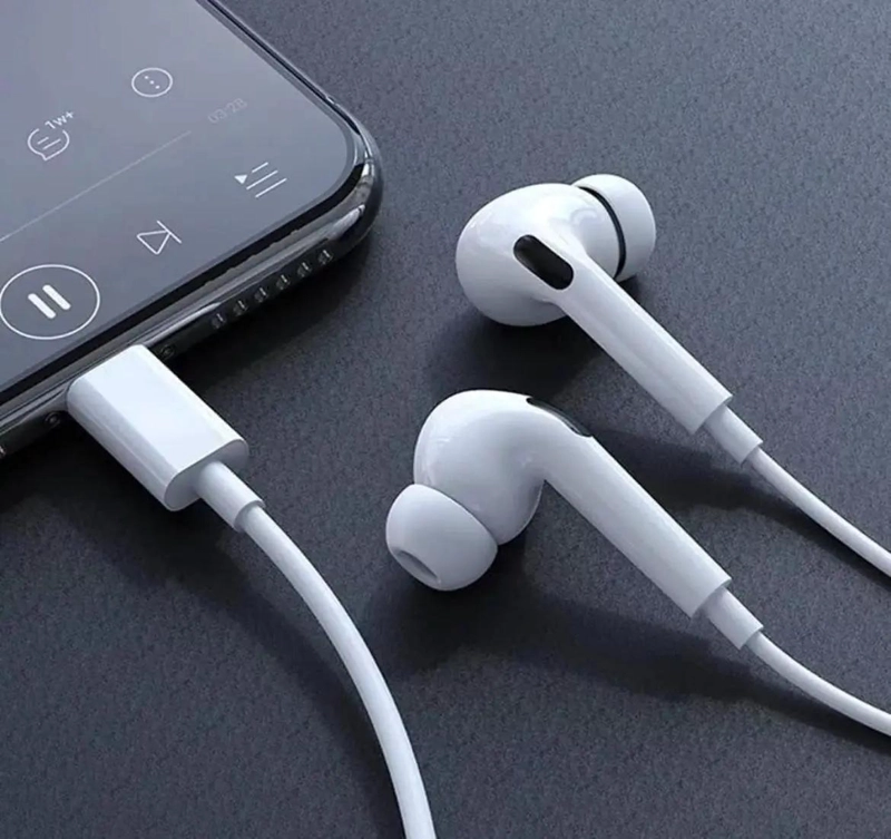 AUDIFONOS IRM COMPATIBLES CON IPHONE BLANCO - 3