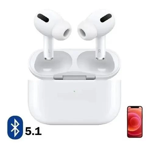 AUDIFONOS INALAMBRICOS BLUETOOTH 5.1 EARBUDS BLANCOS - 1