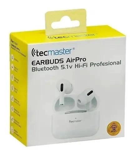 AUDIFONOS INALAMBRICOS BLUETOOTH 5.1 EARBUDS BLANCOS - 3
