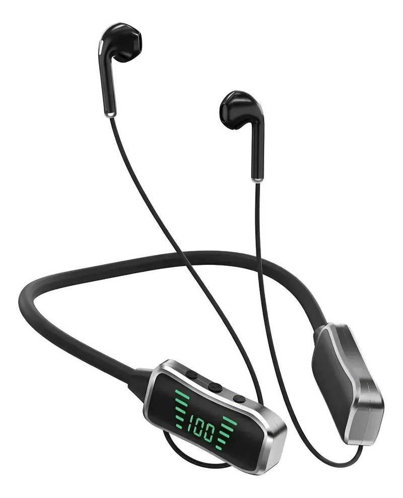 AUDIFONOS BLUETOOTH DEPORTIVOS INALAMBRICOS BATERIA 48H - 1