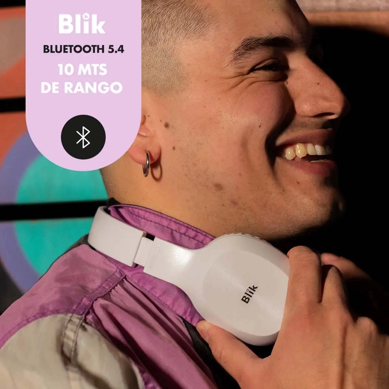 AUDIFONOS BLUETOOTH INALAMBRICOS COLOR BLANCO - 5
