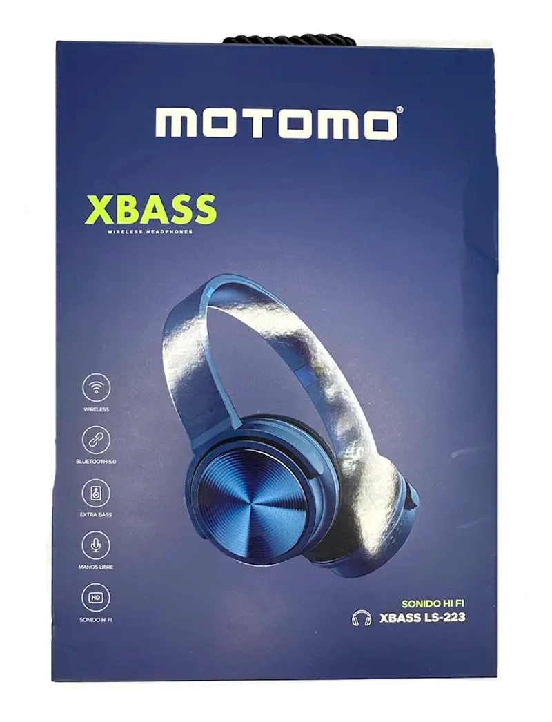 AUDIFONOS INALAMBRICOS BLUETOOTH CON SONIDO XBASS LS223 - 4