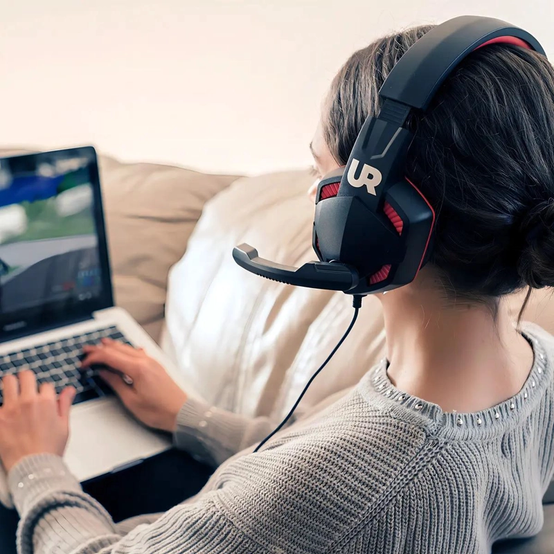 AUDIFONOS GAMER CON MICROFONO AJUSTABLE - 2