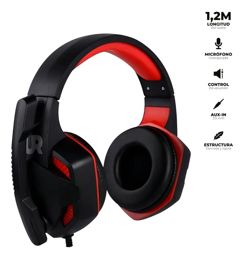 AUDIFONOS GAMER CON MICROFONO AJUSTABLE - 3