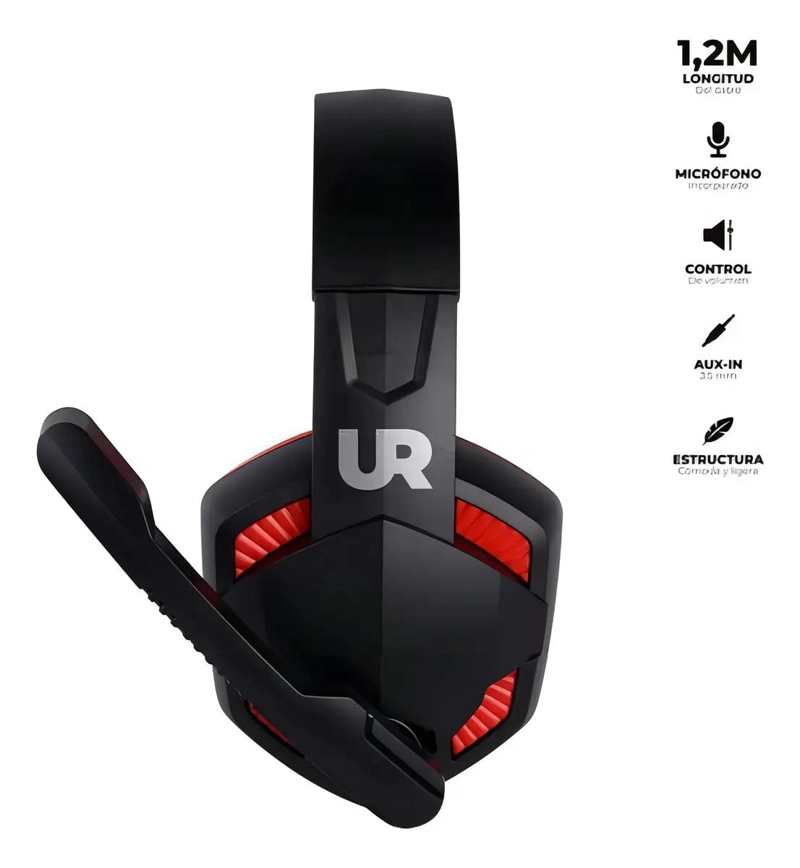 AUDIFONOS GAMER CON MICROFONO AJUSTABLE - 4