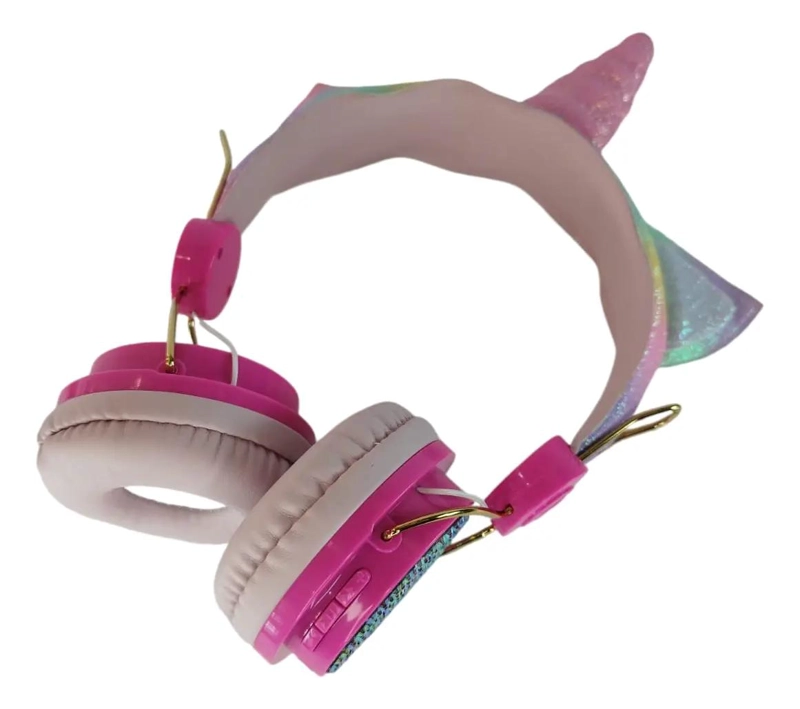 AUDIFONOS DE DIADEMA CON DISEÑO DE UNICORNIO PARA NIÑA - 2
