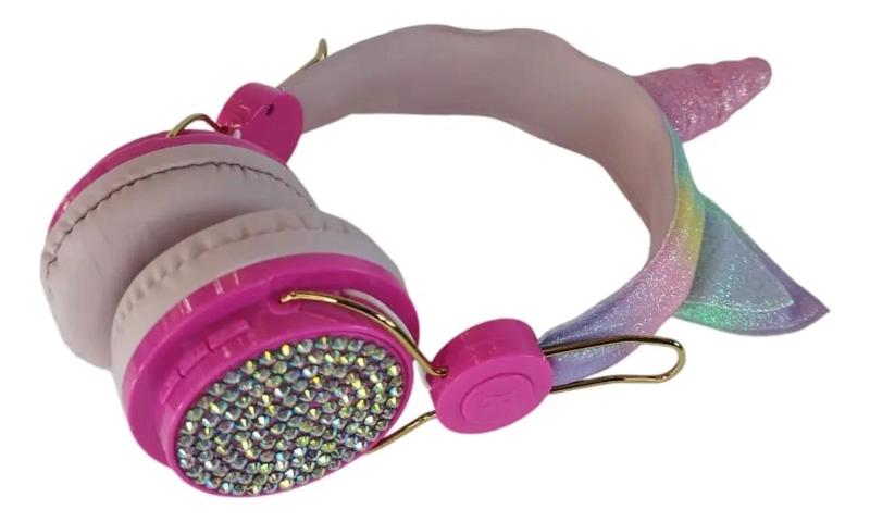 AUDIFONOS DE DIADEMA CON DISEÑO DE UNICORNIO PARA NIÑA - 3