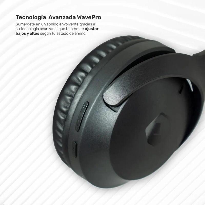 AUDIFONOS BLUETOOTH INALAMBRICOS OVER EAR CON SONIDO ENVOLVENTE - 2