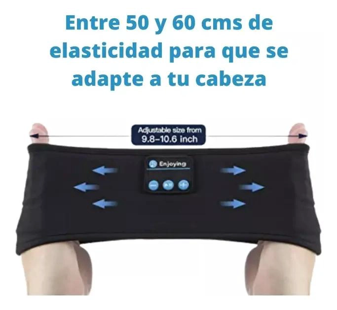 CINTILLO DEPORTIVO RECARGABLE CON BLUETOOTH 5.0 - 3