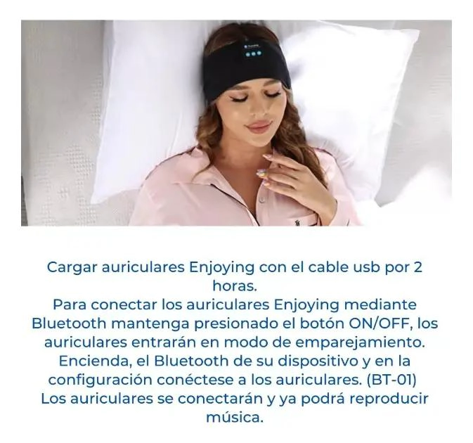 CINTILLO DEPORTIVO RECARGABLE CON BLUETOOTH 5.0 - 4