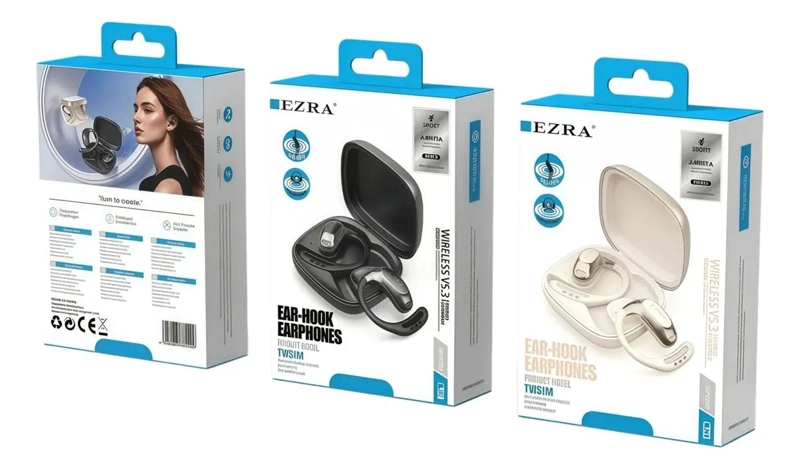 AURICULARES BLUETOOTH CON GANCHO Y CANCELACION DE RUIDO - 2
