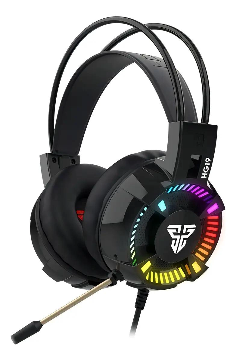 AUDIFONO GAMER RGB CON MICROFONO Y LUZ IRIS - 1