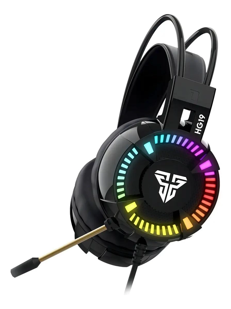 AUDIFONO GAMER RGB CON MICROFONO Y LUZ IRIS - 3